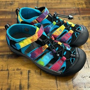 Keen Newport H2 Sandal Size 6 Rainbow Tie Dye Unisex